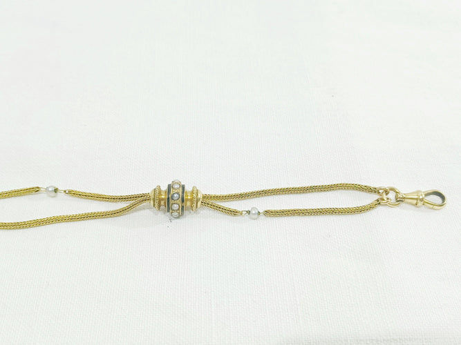 Collier Sautoir Or Et Perles 58 Facettes