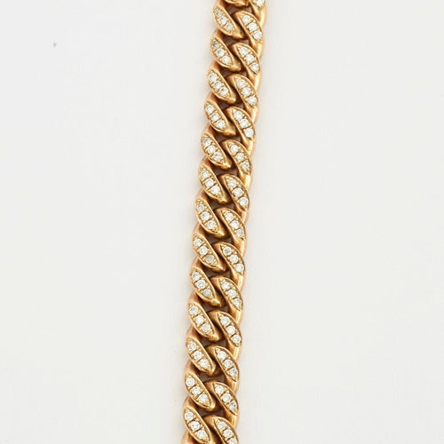 Collier Collier pavé de diamants or jaune 58 Facettes