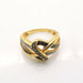 Bague 56 Bague en or jaune diamants 58 Facettes