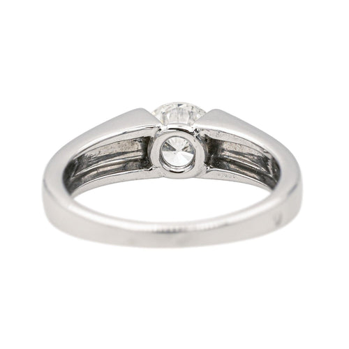 Bague 51 Bague Solitaire Or blanc Diamant 58 Facettes 3876021CN