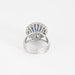 Bague 50 Bague Marguerite platine saphir diamants 58 Facettes