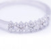 Bague 54 Bague en or blanc avec diamants 58 Facettes D359174SI