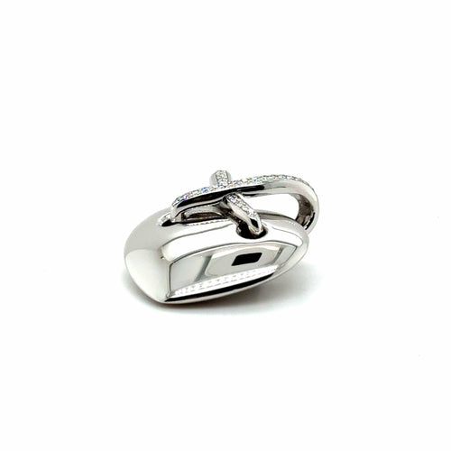 Chaumet - Pendentif Coeur lien Or blanc et Diamants 58 Facettes 1.0000461/4