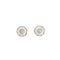 Boucles d'oreilles Boucles d'oreilles diamants nacre platine et or jaune 58 Facettes