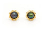 Boucles d'oreilles Boucles d'oreilles en or jaune serties de perles de Tahiti 58 Facettes B547