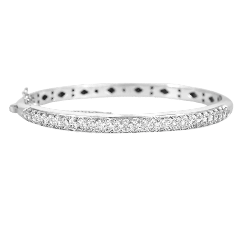 Bracelet Bracelet en or blanc et diamants 58 Facettes SOI3683