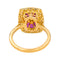 Bague 54 Bague Or jaune Diamant, Rubis 58 Facettes 4745020CN