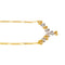 Collier  Or jaune, Or blanc Diamant, Rubis