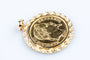 Pendentif Pendentif pièce de 20 francs or – Napoléon III (1867) montée en médaillon 58 Facettes PDNAPIIICC1388-1
