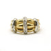 Bague Bague or jaune et blanc diamants 58 Facettes 170180R