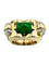 Bague 52 Bague vintage vers 1950 or jaune, émeraude et diamants 58 Facettes