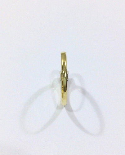 Bague 53.5 Bague Solitaire Or Jaune Diamant 0.14ct 58 Facettes