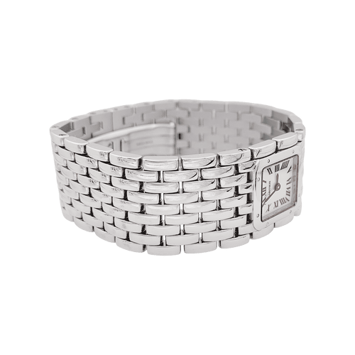 Montre Montre Cartier "Panthère ruban" en acier et nacre 58 Facettes 34465