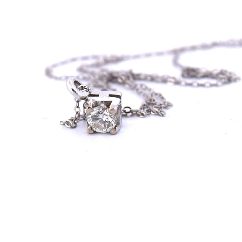 Collier Point lumineux - Or 58 Facettes