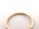 Bague 55 bague juliette juju j0303p 6mm en or rose 18k & diamants 0.45ct 58 Facettes 267117