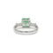 Bague 53 Bague - Or blanc émeraude & diamants 58 Facettes 240085R-220515R