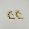 Boucles d'oreilles Boucle d'oreille en or jaune avec diamants et émeraudes 58 Facettes 2505020