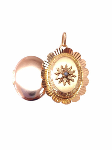 Pendentif Médaillon ouvrant 58 Facettes Med.1676.2