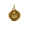 Pendentif AUGIS - Médaille en or jaune figurant Saint Jean Baptiste enfant 58 Facettes COG04722