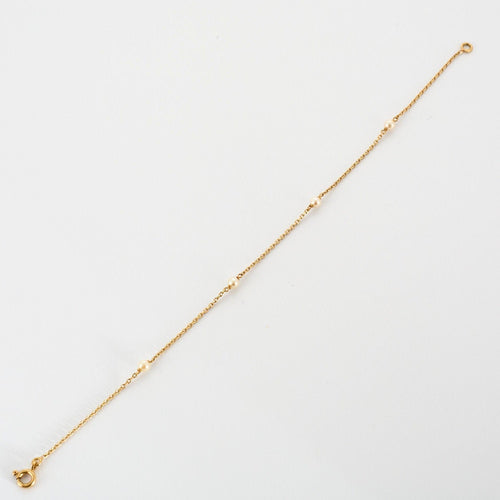 Bracelet Bracelet or jaune maille forçat perle de culture 58 Facettes LP866/8