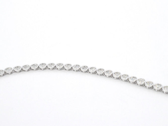 Bracelet Bracelet en or blanc serti de diamants 58 Facettes 2171