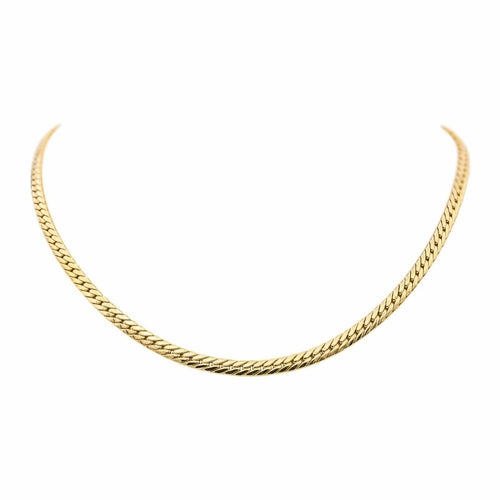 Collier Collier Maille Anglaise  Or jaune 58 Facettes 4650945CN