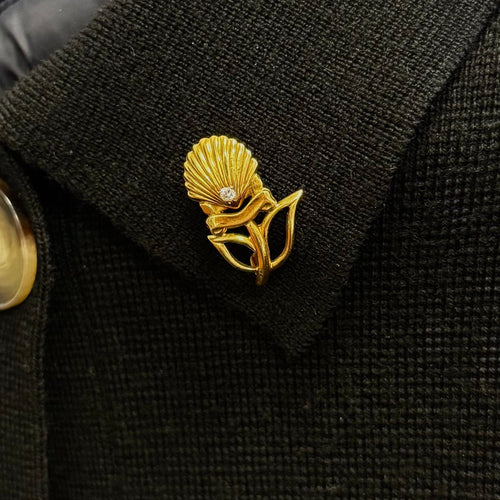 Broche CARTIER - Broche pour Shell 58 Facettes REF2542CF