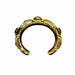Bracelet Bracelet vintage or noirci et jaune rubis diamants 58 Facettes