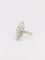 Bague 54 Bague marquise vintage or blanc diamants 58 Facettes J183