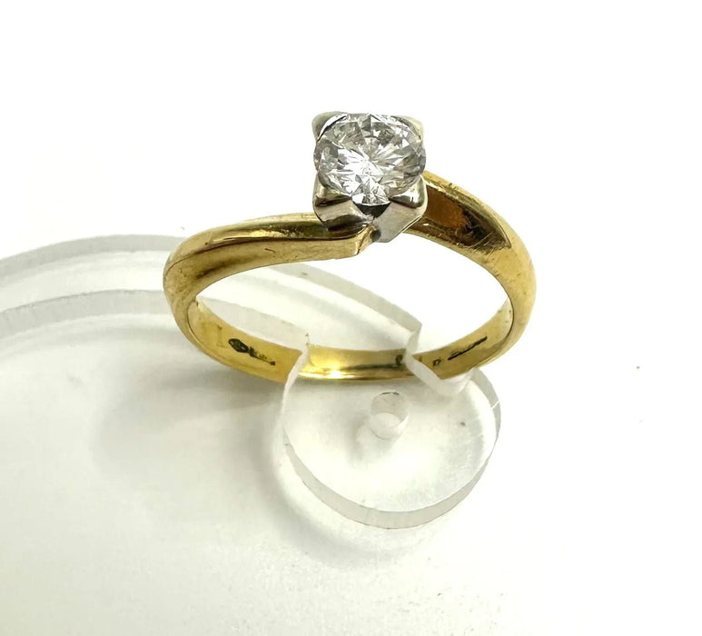 Bague Bague solitaire Salvini en or jaune et diamant 58 Facettes