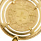 Pendentif Pendentif en or jaune avec pièce de monnaie 58 Facettes 39066