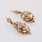Boucles d'oreilles Pendants d'oreilles anciens or rose et perles fines 58 Facettes 24-267