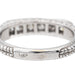 Bague 52 Bague Demi alliance Or blanc Diamant 58 Facettes 3389105CN