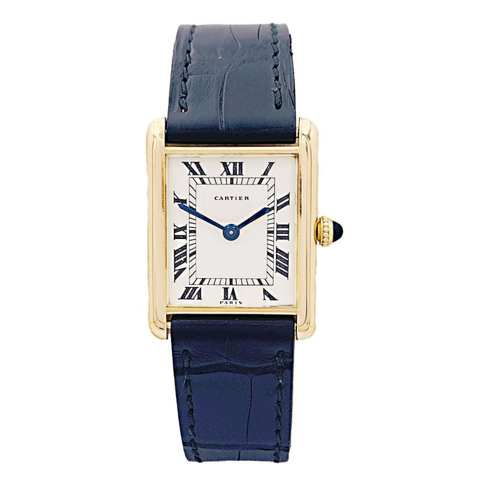 Montre Montre Cartier, "Tank Louis Cartier Extra Plate", or jaune. 58 Facettes 33901