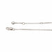 Collier Fred Collier Pain de sucre Or blanc Topaze 58 Facettes 3249892CN