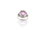 Bague 52 Bague Platine Saphir rose Diamants 58 Facettes 25552 25293