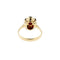 Bague 57 Bague fleur avec grenats 58 Facettes 39634