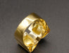 Bague 53 Bague Tank or jaune diamants rubis Verneuil 58 Facettes A10848