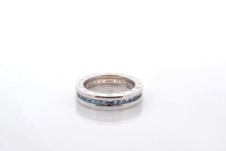 Bague 55 Bague signée Bulgari B.Zero1 topazez blues 58 Facettes 27313