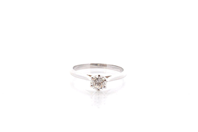 Bague solitaire diamant en or 18k