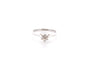 Bague solitaire diamant en or 18k