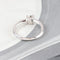 Anillo solitaire en or blanc 18k et diamant 0,25 ct