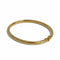 Bracelet jonc ouvrant moyen modèle en or jaune 18k