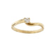 Ring 56 Annoyed solitaire ring with diamond 58 Facettes 35102