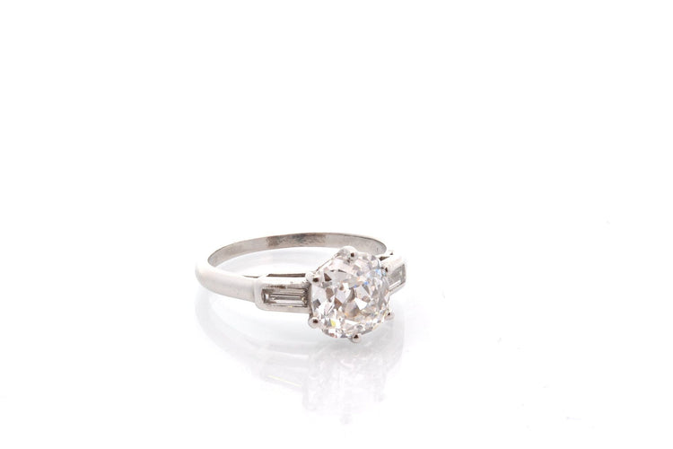 Bague 51 Bague diamant de 1,71cts G / VS2 58 Facettes 27608B-26596A