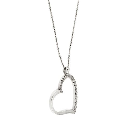 Collier Collier coeur et diamant 58 Facettes 35585