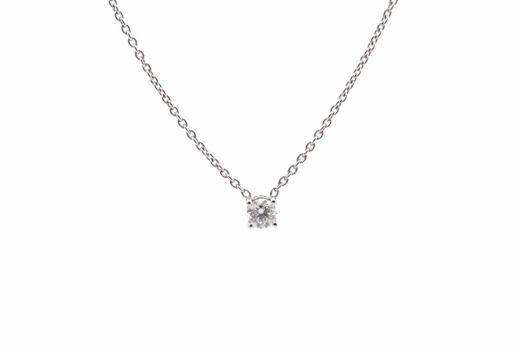 Collier Collier or blanc diamant 58 Facettes 26189