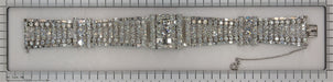 Bracelet bracelet diamant platine Art Déco vintage avec plus de 20 diamants crts 58 Facettes 24121-0201