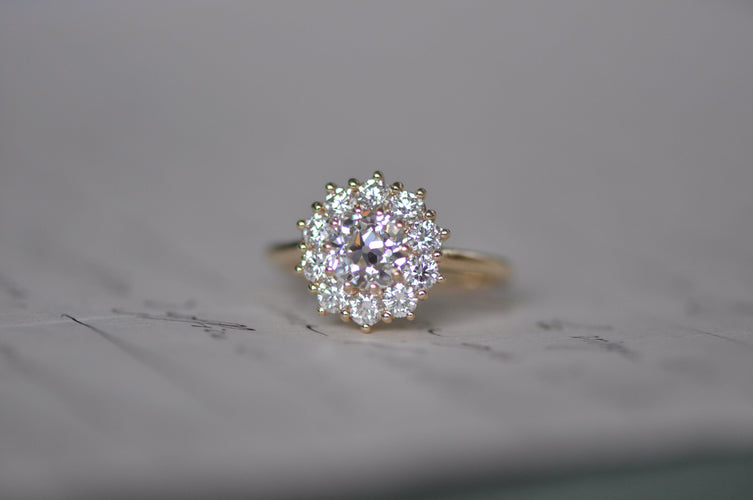 Old mine diamond ring (GIA certificate)