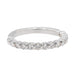 Bague 51 Bague Alliance Or blanc Diamant 58 Facettes 3105166CN